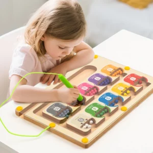 Jeux de tri de couleurs magnétiques Montessori