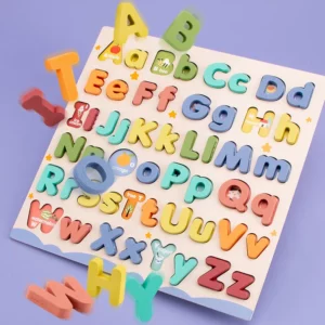 Puzzle alphabet en bois ABC
