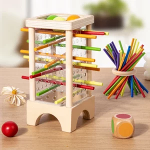 Jeu de société en bois Montessori