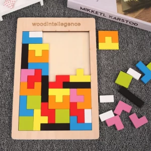 Puzzle Montessori en bois casse-tête