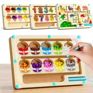 Jeu de tri de couleurs magnétique Montessori